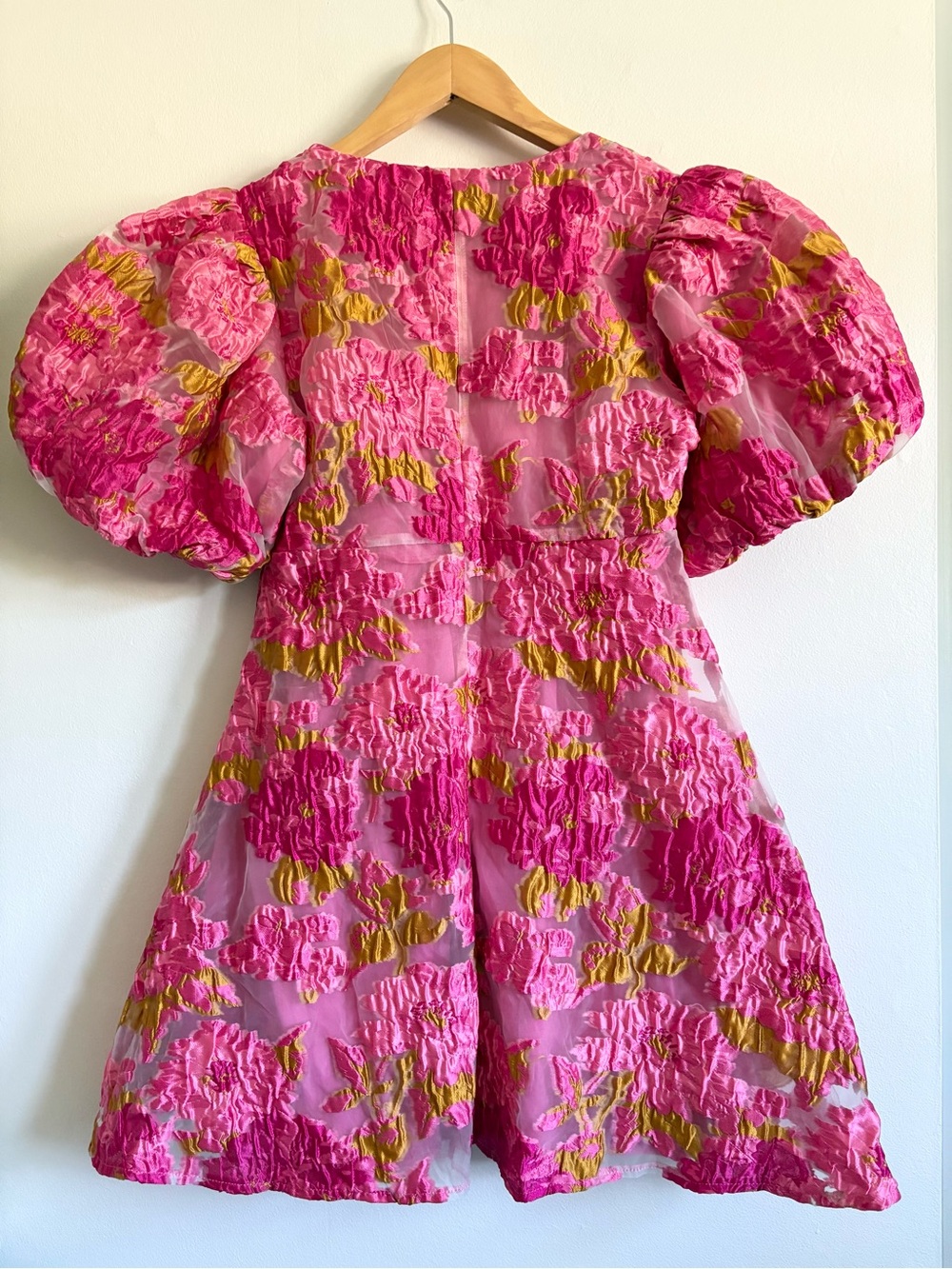 Petal + Pup Jordin Floral Puff Sleeve Mini Dress - Picture 5 of 7